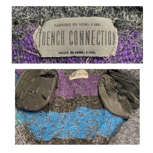 Vintage French Connection Long Cardigan Sweater Dress - 80s - Picture 7 of 8